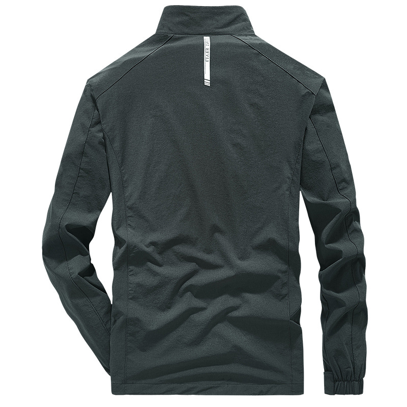 Herrenbekleidung Papas Frühlingsjacke für Männer mittleren und älteren Alters, lässige Oberteile für ältere Menschen, lockere Frühlings- und Herbstjacken für Männer mittleren Alters_voghion.com