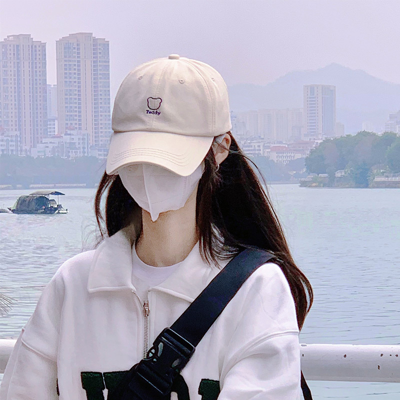 Beige cute summer hat