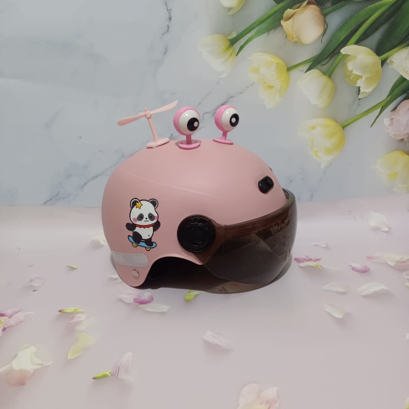 3C certification 1-5 years old electric car motorcycle children's helmet cute cartoon anti-fall summer adjustable helmet