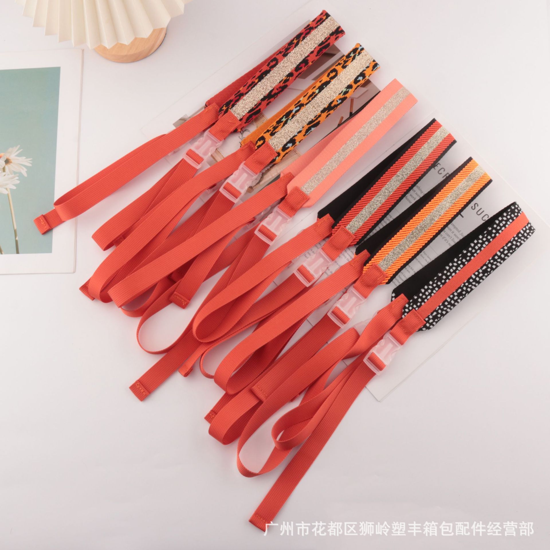 Fashionable adjustable shopping bag, straps, bag strap, creative woven suspenders