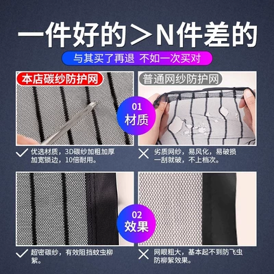 middle net cover dustproof poplar cotton – Automobile anti-insect net