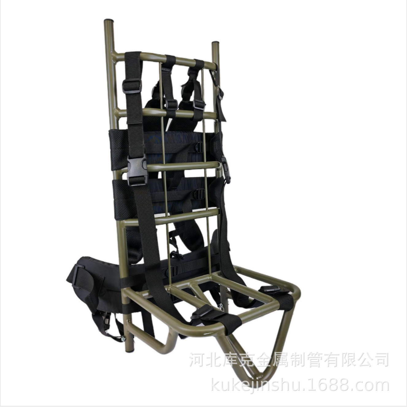 携行具铝合金整体焊接高强度多用途登山户外携带方形设备背架厂家