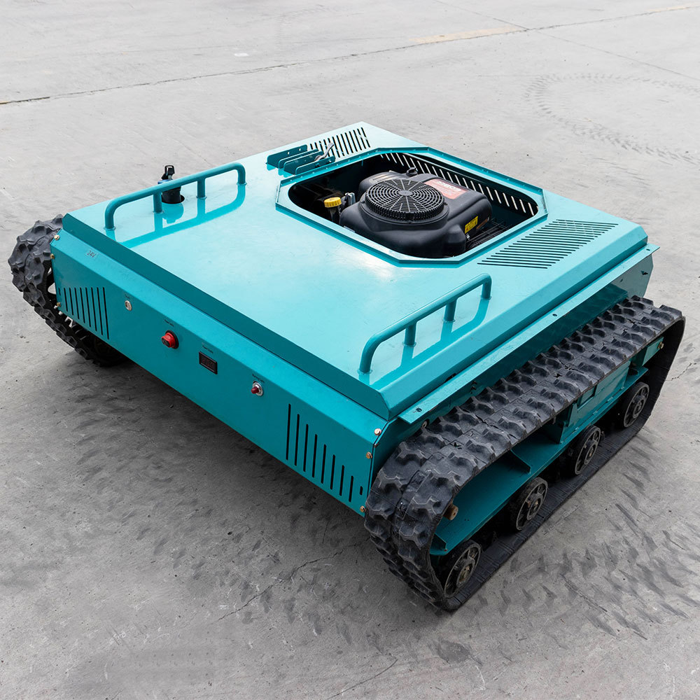 出口款履带款遥控无人割草机 果园割草除草碎草机 农用花园除草剂