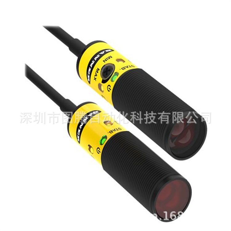 代理美国BANNER邦纳18毫米塑料圆柱形传感器S18-2VPDL-2M现货供应