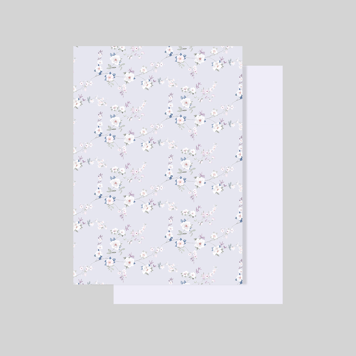 Flor de cordiería de siete colores, material de envoltura floral grueso, impresión de flores cortadas, papel kraft, paquete de flores, papel de envoltura de flores