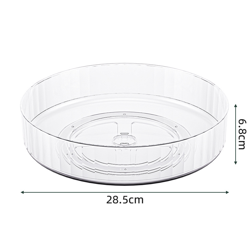 Estante de condimento para el hogar, bandeja giratoria multifuncional para cocina, condimento, salsa de soja, vinagre, almacenamiento de aceite, plato de frutas de alto perfil