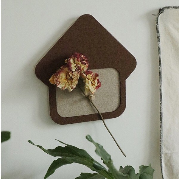 Photo Wall Combination Photo Frame Background Board Felt Board Home Display Wall Board Felt Wall Sticker Photo Album Wall Soft Refrigerator Sticker