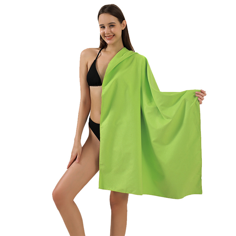 Toalla deportiva de microfibra, toalla de natación de secado rápido, deportes femeninos especiales para adultos, absorción de agua, calidez, fitness portátil