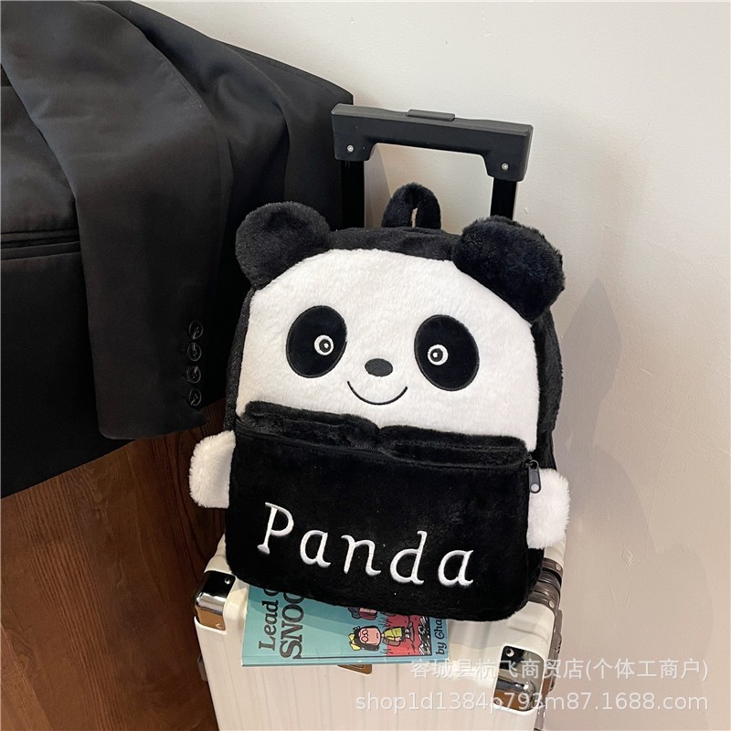 メーカー卸売ベルベットバッグ玩具クロミ斜めショルダーバッグいちご熊ぬいぐるみ日系ハンドバッグサンリオ|undefined