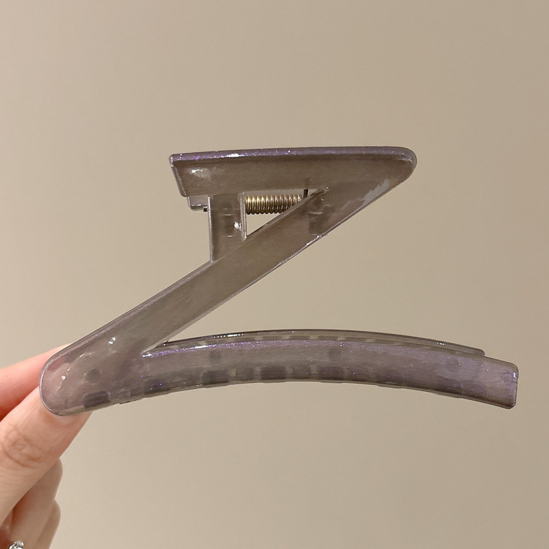 Clip de cabello refinado coreano para mujeres de alto nivel agarrar clips de cabello de tamaño grande detrás de la cabeza de cabello de tiburón clip de cabello lote de cabello