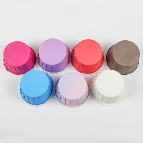 Small size 5039 rolled cup cake coated paper cup high temperature rolled edge paper cup muffin cup high temperature baking cup 100 pieces