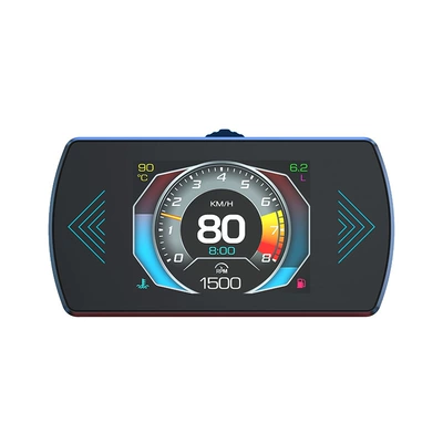 Cross-border best-selling car HUD head-up display OBD high-definition LCD on-board computer with multi-language support and total mileage display
