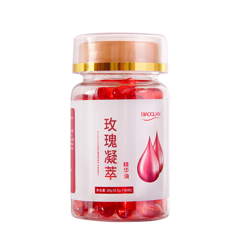 薔薇凝縮精華油は肌に潤いを与える薔薇精油瓶入りソフトカプセル精華工場直販|undefined