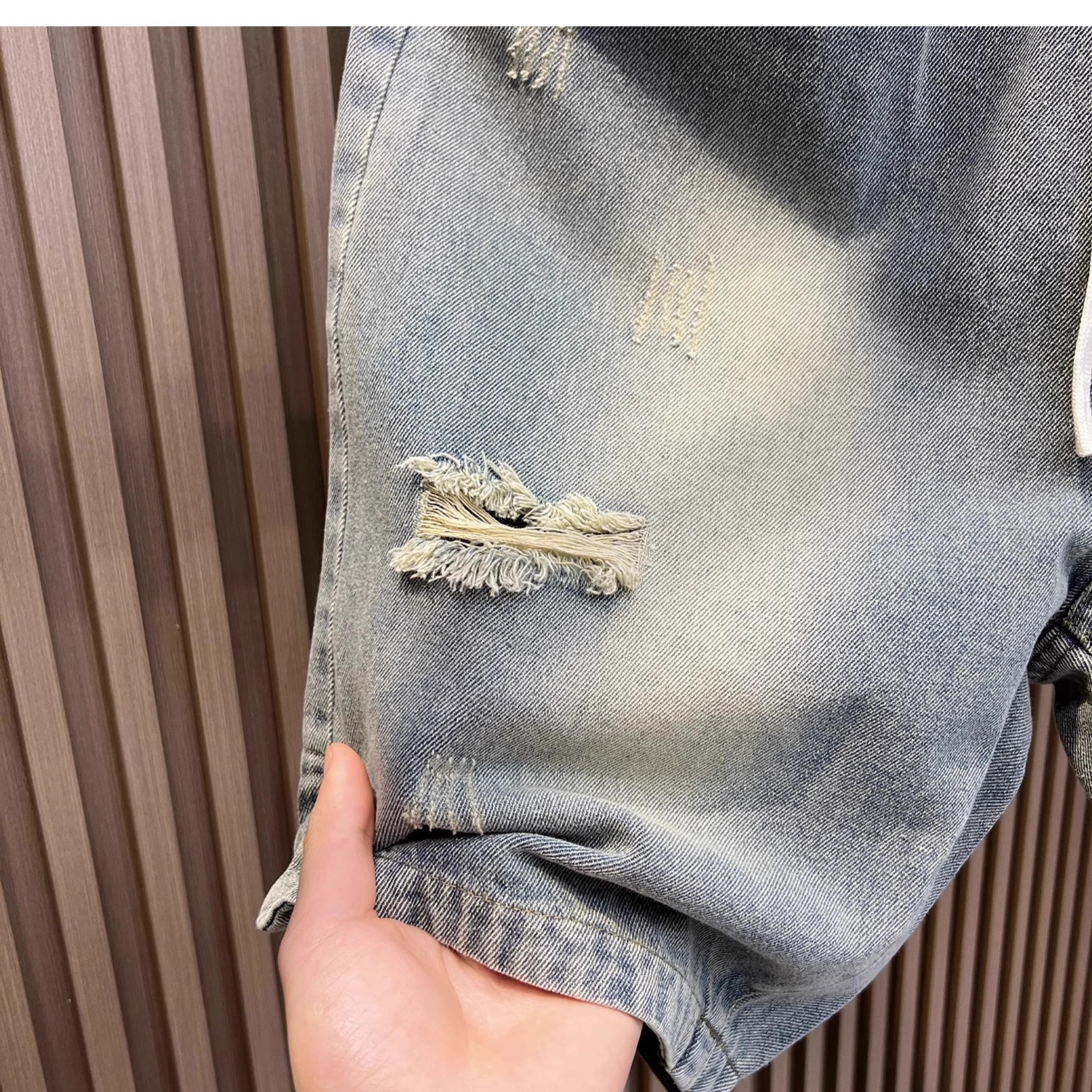 Herren Denim Shorts Im Retro Stil Für Den Sommer Modisch Locker_voghion.com