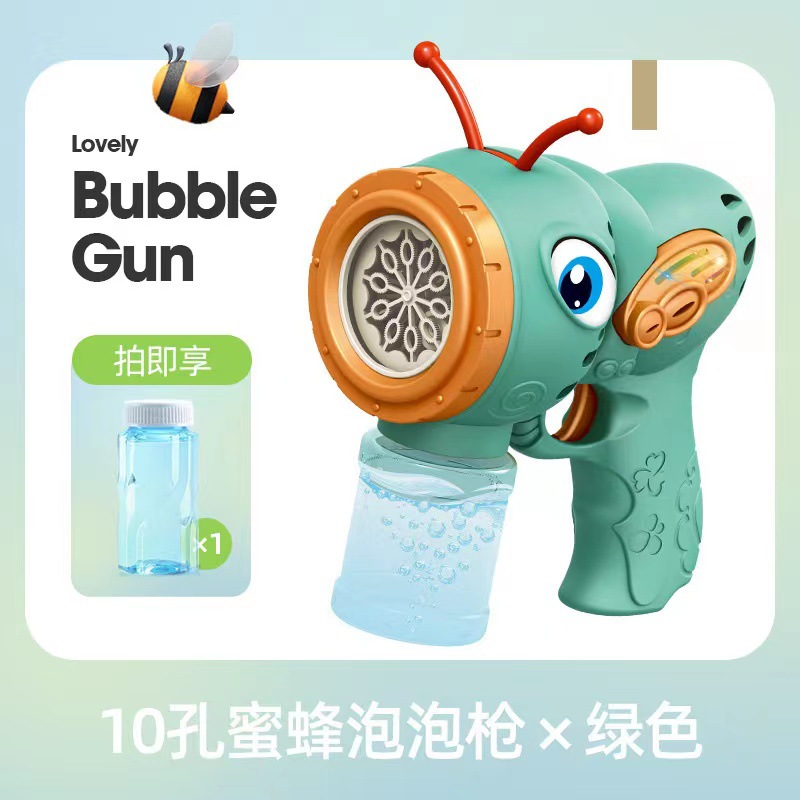 Pistola de Burbujas de Juguete para Niños, Pistola Espacial, Máquina de Burbujas Totalmente Automática, Soplador de Burbujas, Venta al por Mayor de Burbujas en Burbujas para Puestos Callejeros