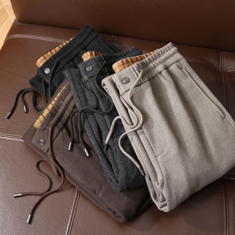 High-End Quality Old Money Style Tencel Acetate Wool Casual Pants Loose Versatile Comfortable Breathable Straight-Leg Trousers for Men High-End Quality Old Money Style Tencel Acetate Wool Casual Pants Loose Versatile Comfortable Breathable Straight-Leg Trousers for Men