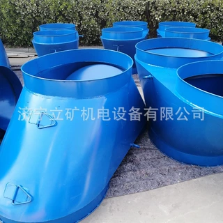 煤矿用隧道用轴流局部通风机双机并联分风器双风机风筒自动切换装