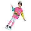 Autumn T-shirt dress, cartoon skirt, children's sweatshirt for leisure, western style, suitable for teen