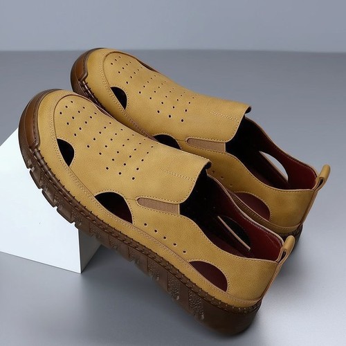 Men's Lightweight Holes sandals, flat casual shoes