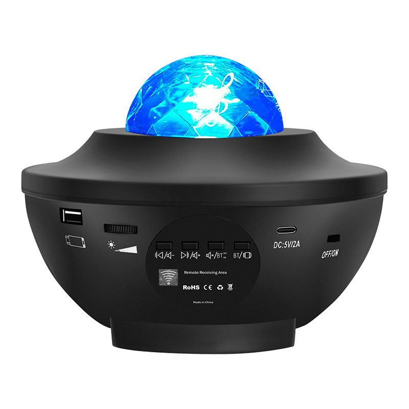 国境を越えた輸出水の波紋 Bluetooth 月星空ランプカラオケオーディオオーロラプロジェクター USB コレクションオーブレーザーライト|undefined