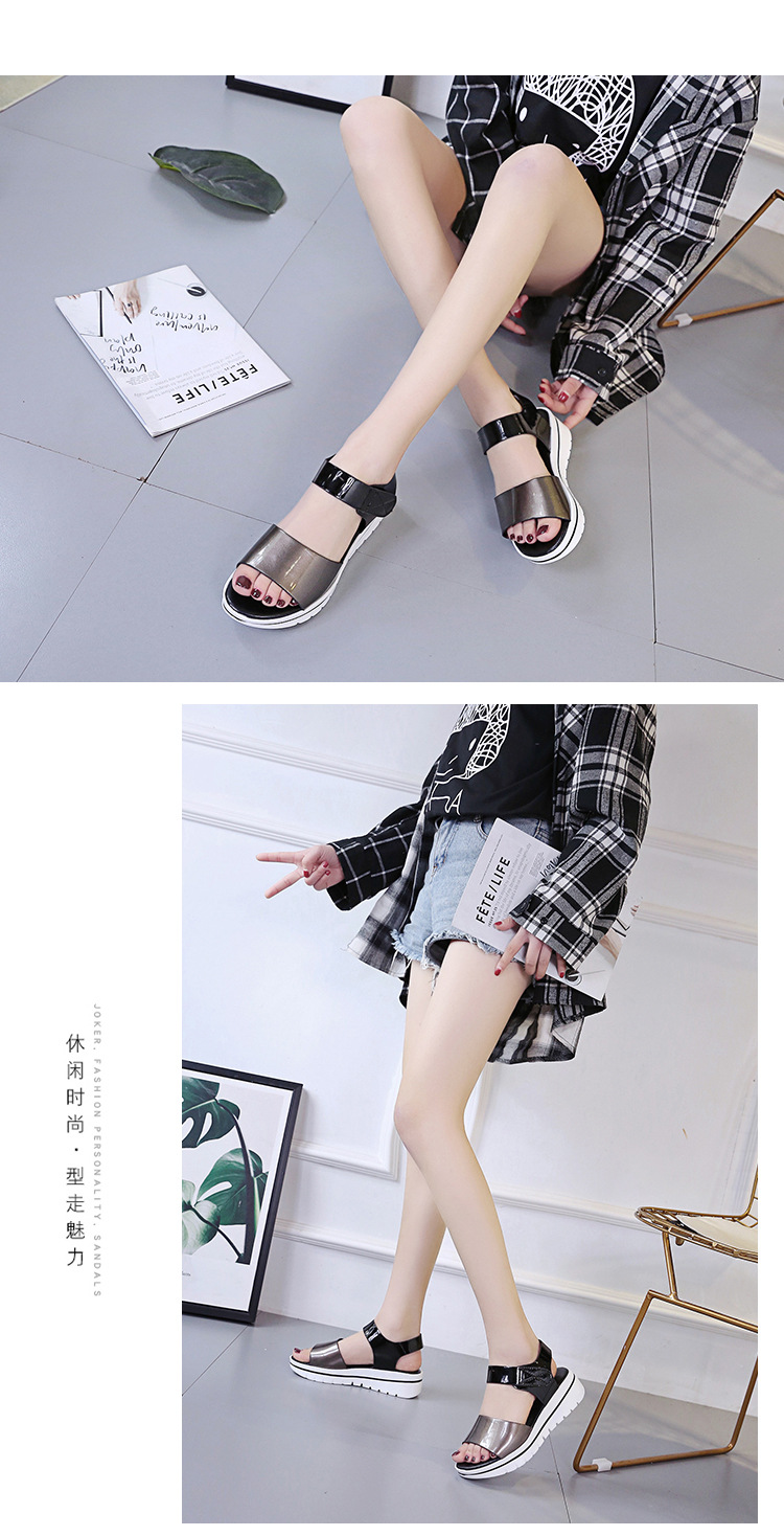 casual slope with thick-soled women s shoes nihaostyle clothing wholesale NSZSC68289