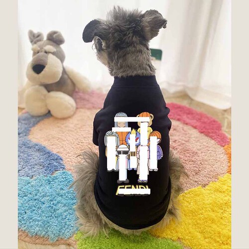Cross-border foreign trade pet dog clothes summer small and medium-sized dog schnauzer clothes summer thin T-shirt number 71-83