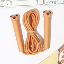 响指卡皮巴拉儿童软胶跳绳卡通PVC跳绳小学生体育课用运动减肥