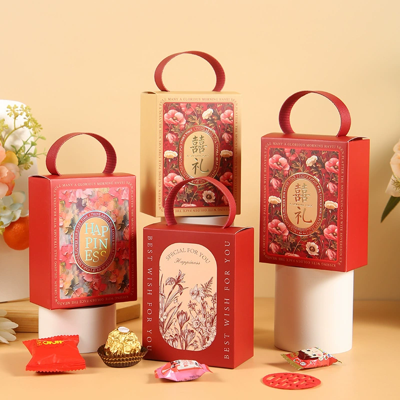 Ретро свадебная коробка конфет для брака с продвинутым чувством помолвки