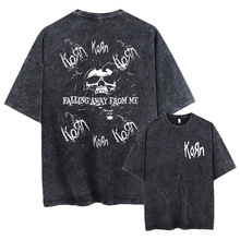 Washed Vintage Rock Band Korn Falling Away From Me Tshirt Sk