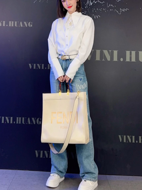 White Shirt High Waist Wide Leg Jeans Set Women's Straight Tube Loose Spring and Autumn 2023 Dape Sweater for Small