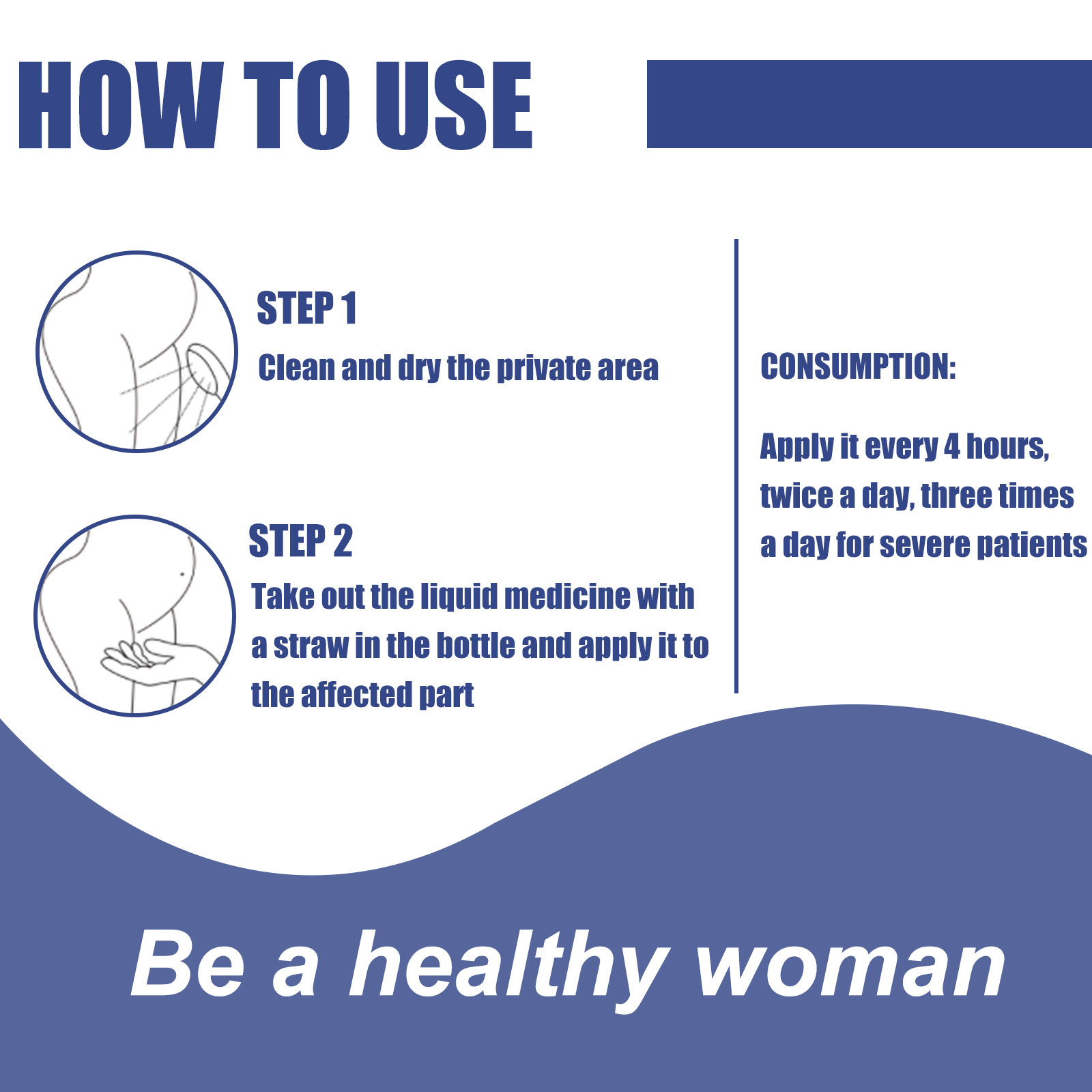 Le liquide de soin pour le corps pour femmes South Moon est une solution nettoyante pour la peau douce, non irritante et inodore pour les femmes._voghion.com