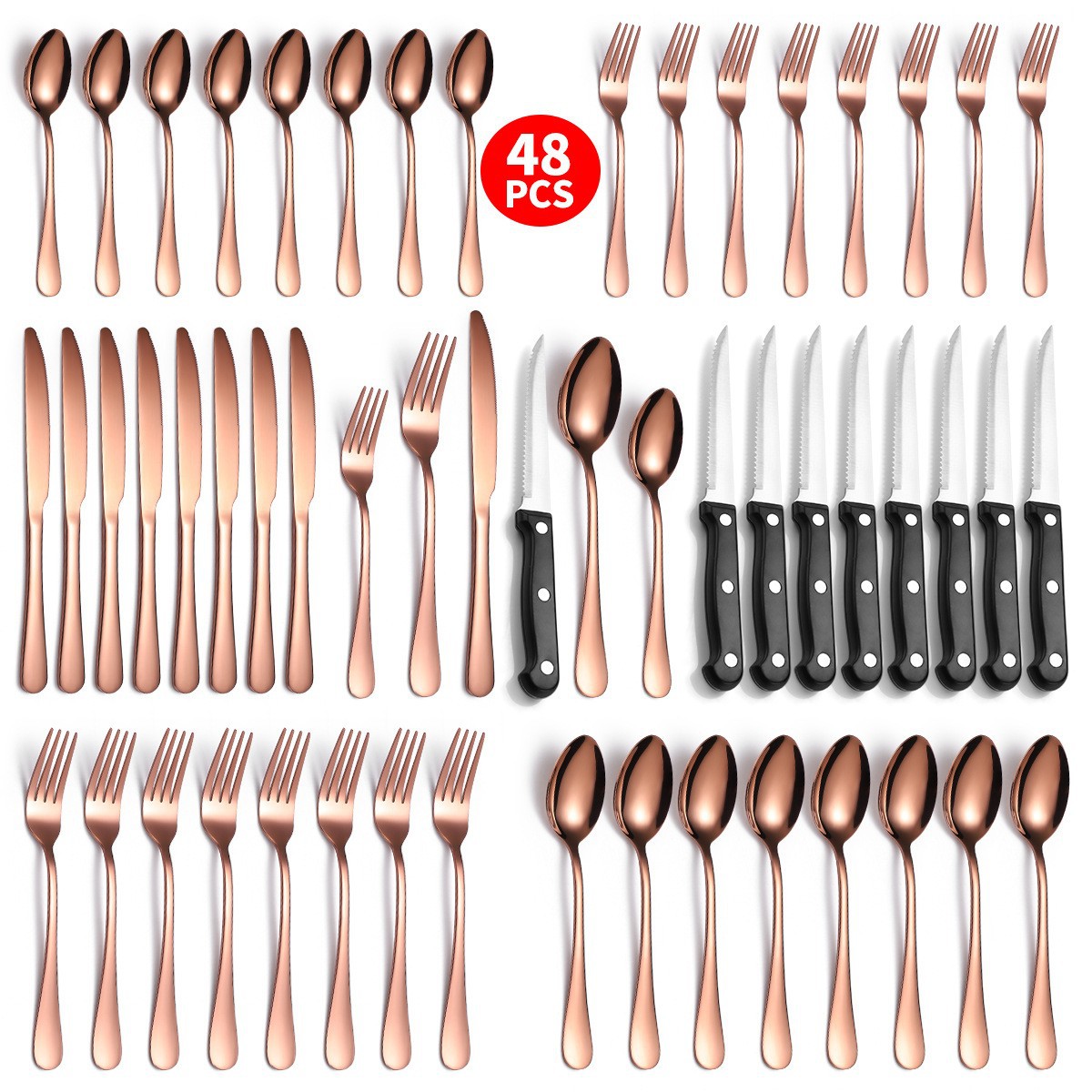 로즈 48 피스 세트