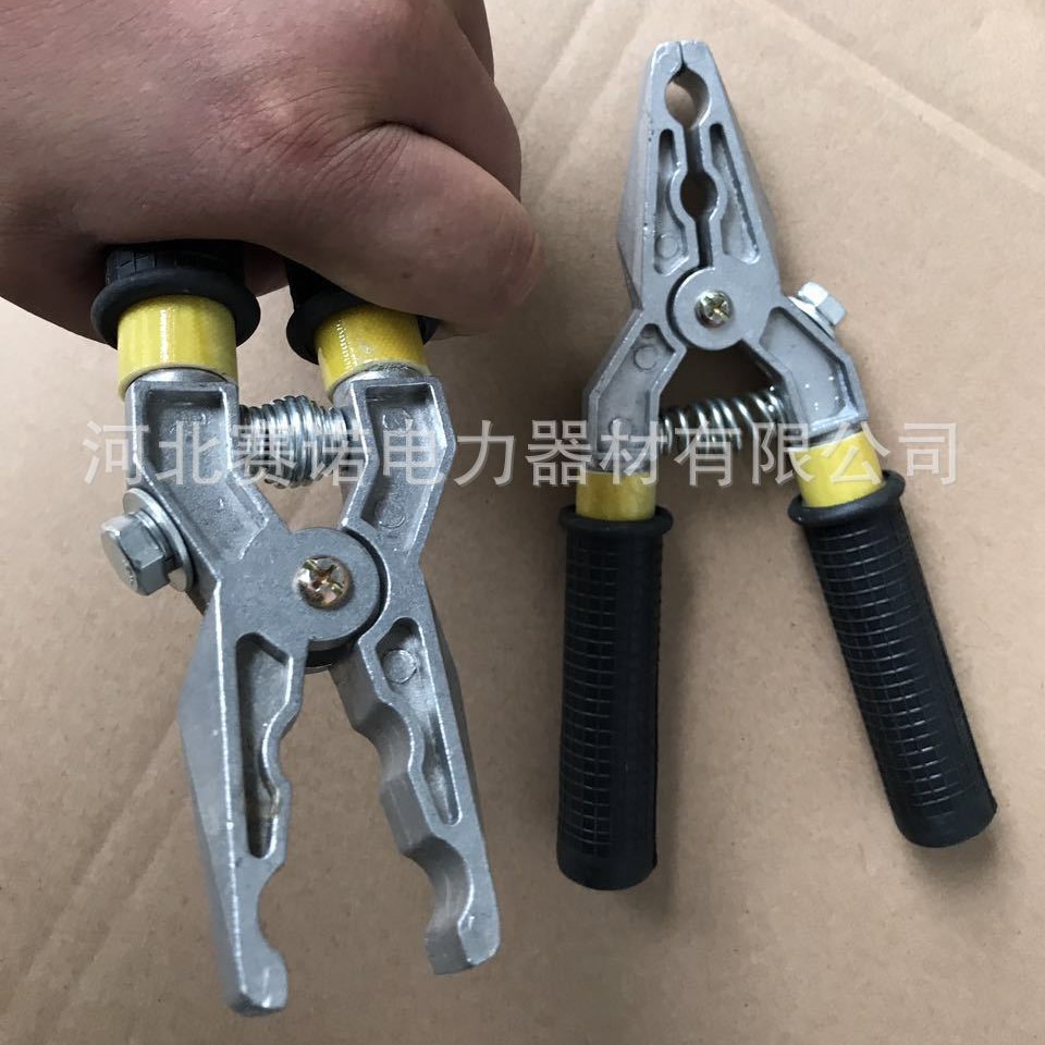 接地钳子 个人保安线用接地钳 手钳 压力型手钳 汽车打火线用钳子