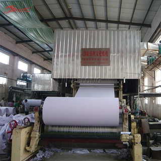 废纸回收2400mm文化纸造纸机 废纸回收加工机械设备 可定制