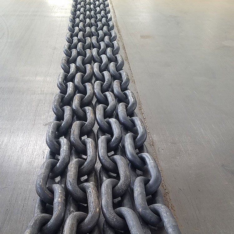 厂家生产出售成套锰钢起重链条吊钩  40T载荷锻打机械吊链  起重