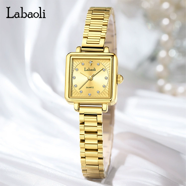 拉宝丽 Женские часы, золотые часы, стиль модного стального ремня, кварцевые часы, стиль легкой роскоши, яркий запоминающийся стиль, высокое качество