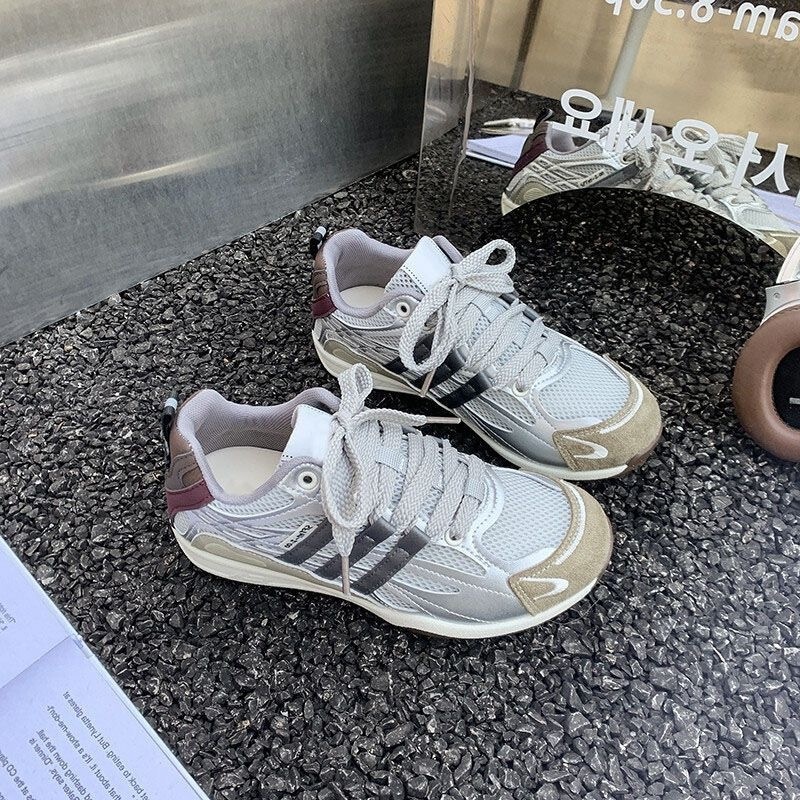 Super trendy and versatile platform German training shoes for women, 2026 autumn new collection, retro mesh breathable casual sneakers Super trendy and versatile platform German training shoes for women, 2026 autumn new collection, retro mesh breathable casual sneakers