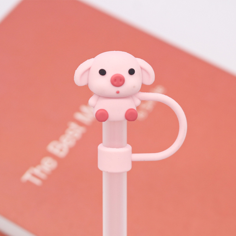 Cerdo rosa orejas grandes 10mm