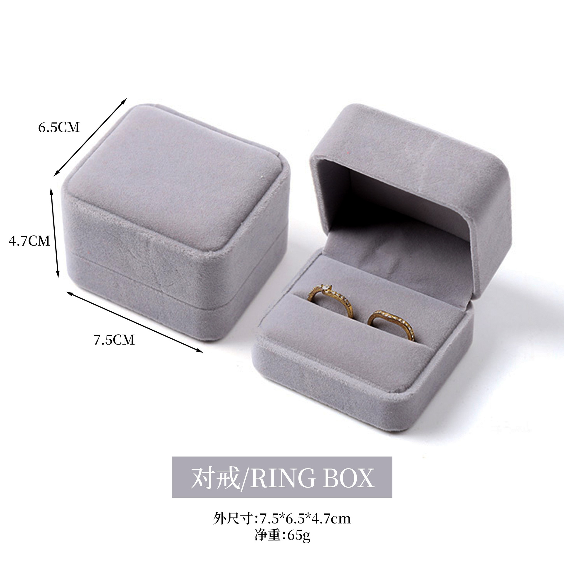 Nuevo joyero octogonal de terciopelo, caja para pendientes y anillos para el 25 aniversario, caja para guardar collares, pulseras y brazaletes con un toque de alta gama. image 28