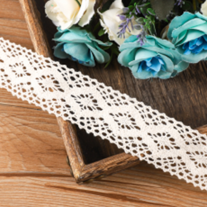 Textil para el hogar sombrero ropa accesorios de encaje accesorios de ropa interior accesorios de encaje tejido de algodón de encaje de boda