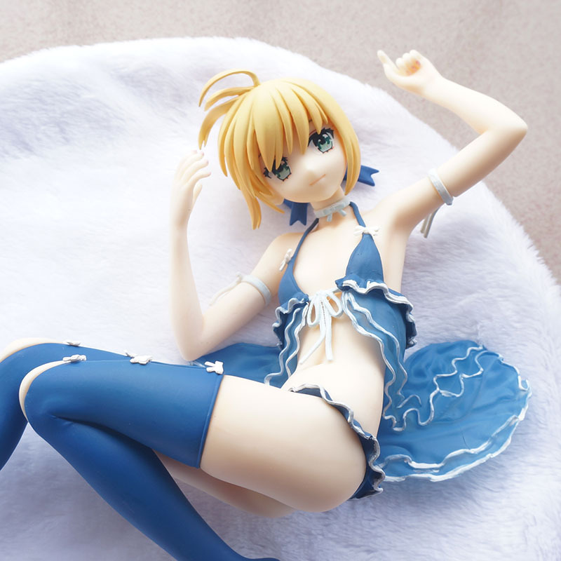 Fate Lying Posture Lingerie Blue Rider Saber Arthur Pajamas Figure Model Case Car Decoration Xh/Ay Fate Lying Posture Lingerie Blue Rider Saber Arthur Pajamas Figure Model Case Car Decoration Xh/Ay