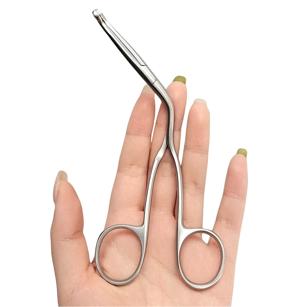 全不锈钢异物取出钳麦氏钳麻醉插管钳喉钳16cm20cm25cm气管插管钳