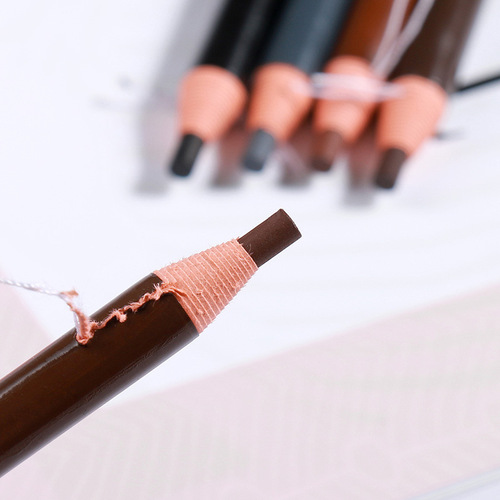 Hengsi 1818 drawstring eyebrow pencil is waterproof, sweatproof, long-lasting and non-fading, for men and women, beginners, tear-off, machete-cut type