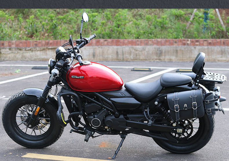 Suitable for Cfmoto 450Clc/250Clc Crash Bars, Anti-Fall and Anti-Collision Quick-Release Side Bags, Foldable Backrest Modification Parts
