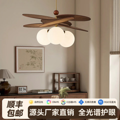 法式中古风餐厅灯卧室魔豆吊灯复古创意拉菲草吧台吊灯民宿装饰灯
