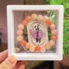 Orange ice-transparent bracelet (carton box)