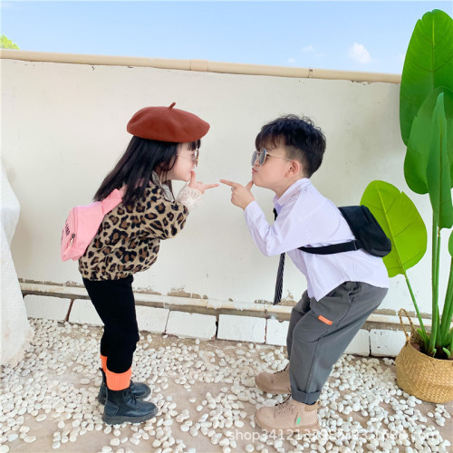 Wholesale Cartoon Children's Chest Bag 2024 New Fashion Unisex Baby Digital Crossbody Bag Snack Toy Shoulder Bag