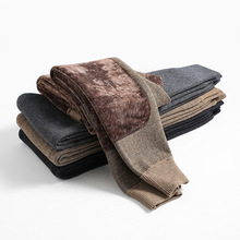 三护保暖裤男士加绒加厚发热毛线裤男冬季羊毛裤护膝打底秋裤绒裤