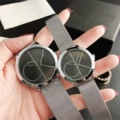 Silver Band with Black Face (Men's & Women's)