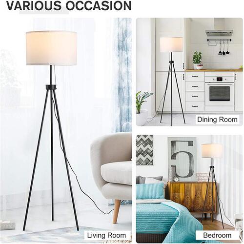 Amazon Floor Lamp Living Room Bedroom Cross-border Exclusive Independent Store Modern Minimalist Tripod Floor Lamp